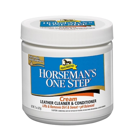 Horseman’s One Step Cream Leather Cleaner & Conditioner 15 Oz.